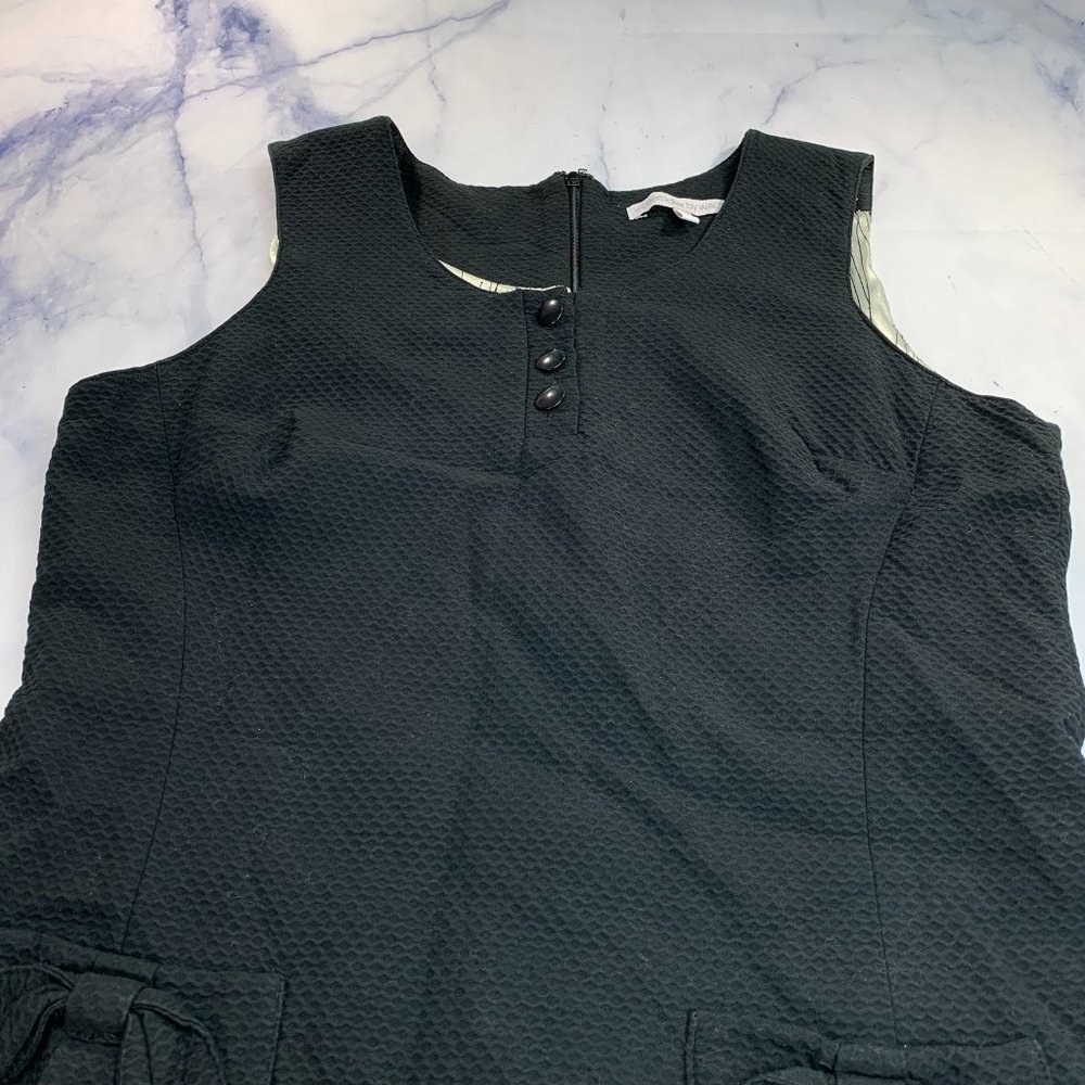 walterbaker by WALTER Black Textured Sheath Dress - Picture 2 of 12